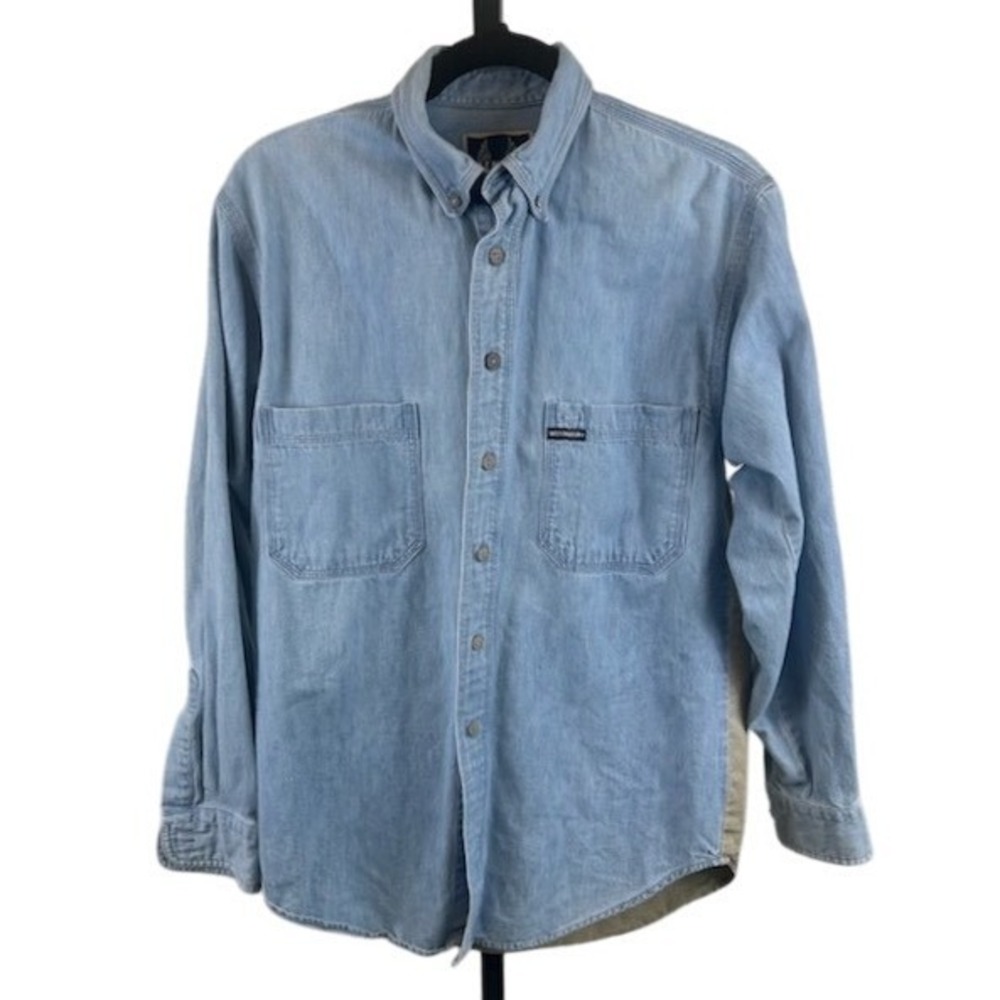 Vintage Harley Davidson Biker Blues Button‎ Down Shirt Motorcycle Size Small